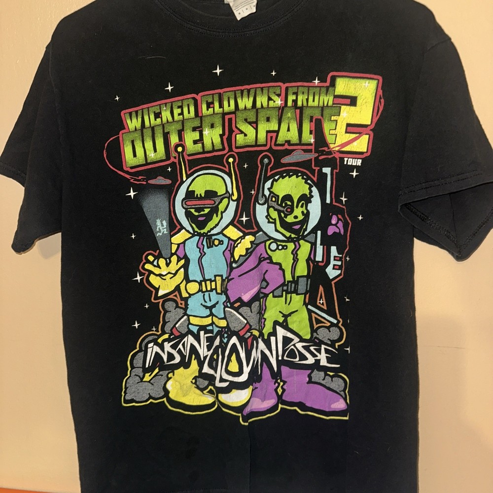 ICP MED T-Shirt Rare NewPSY Wicked Clown’s From Outer Space 2 Ouija Macc Twiztid