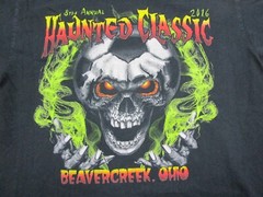 Haunted Classic T Shirt (M) Soccer Tournament Halloween Beavercreek, Ohio Sports