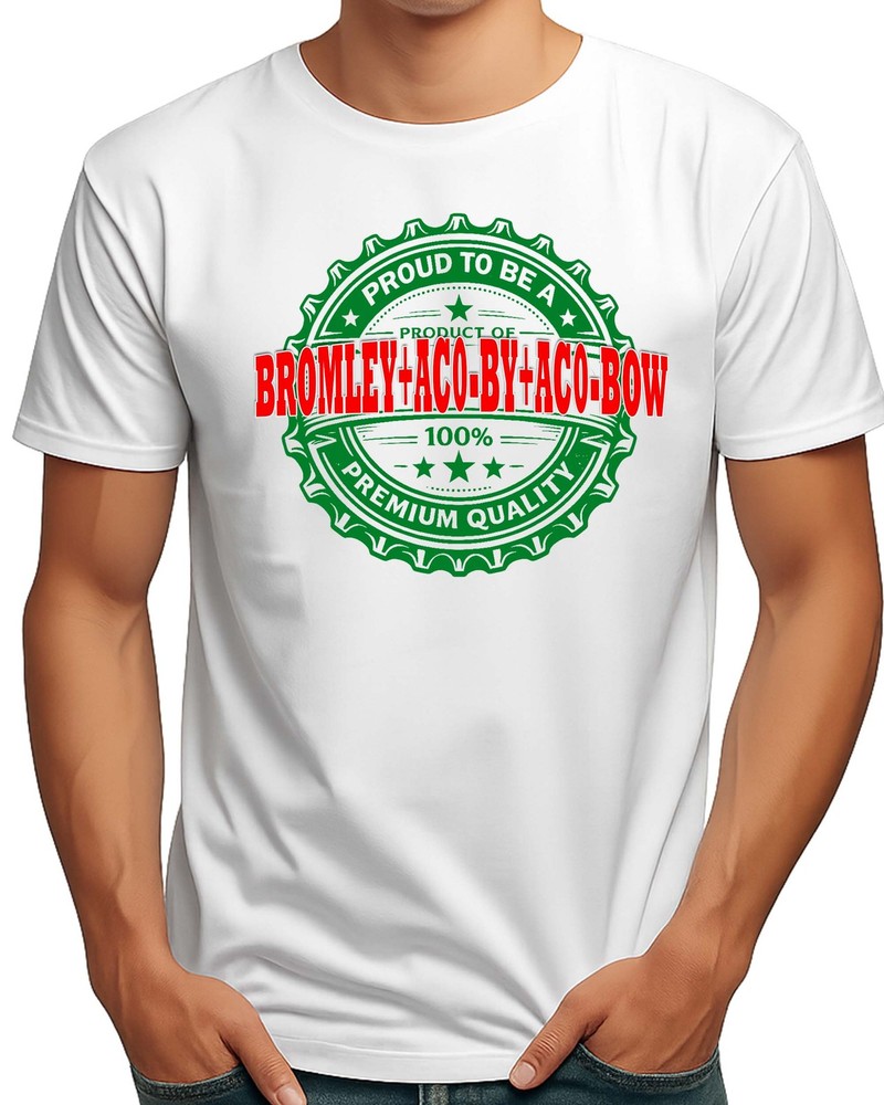 BROMLEY-BY-BOW LONDON HOMETOWN MENS BEER T-SHIRT FUNNY BIRTHDAY PRESENT