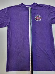 Toronto Raptors T Shirt Large Purple NBA Licensed Waves Resort Wear