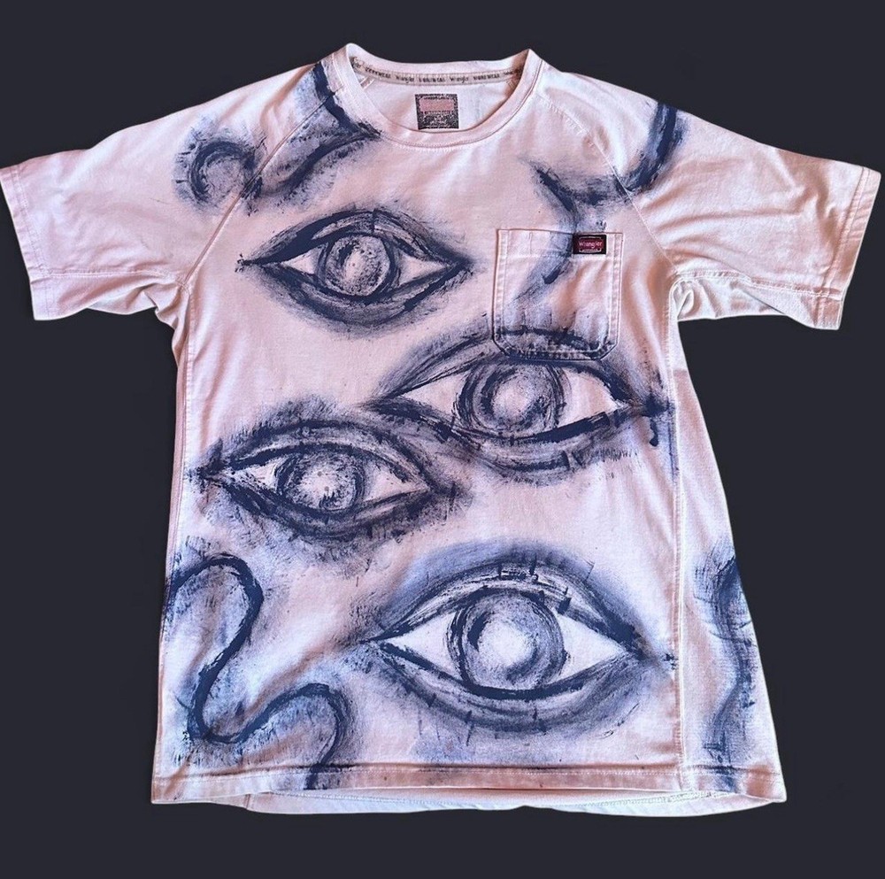 Designer Hand Painted Eye T-shirt