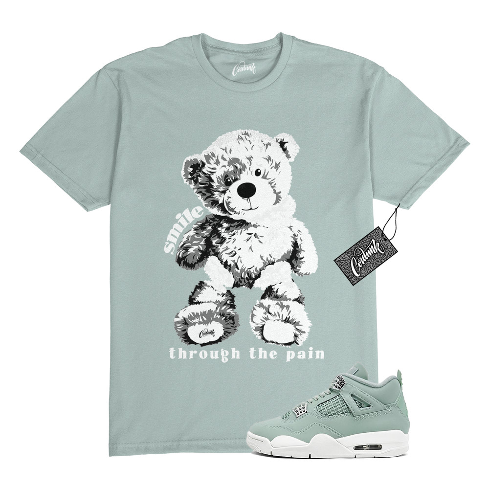 4 Seafoam Green White Sail T Shirt Match SMILE