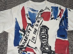 rare Sex Pistols Anarchy in the UK Vintage 90s 00s reversible t-shirt men’s L