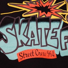 Bape Baby Milo Skate Freaks Graphic Shirt Mens Large Black Street Boarder Japan