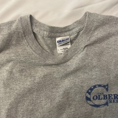 Colbert Report Vintage Grey Lincoln T-Shirt Size Large from Audience Taping