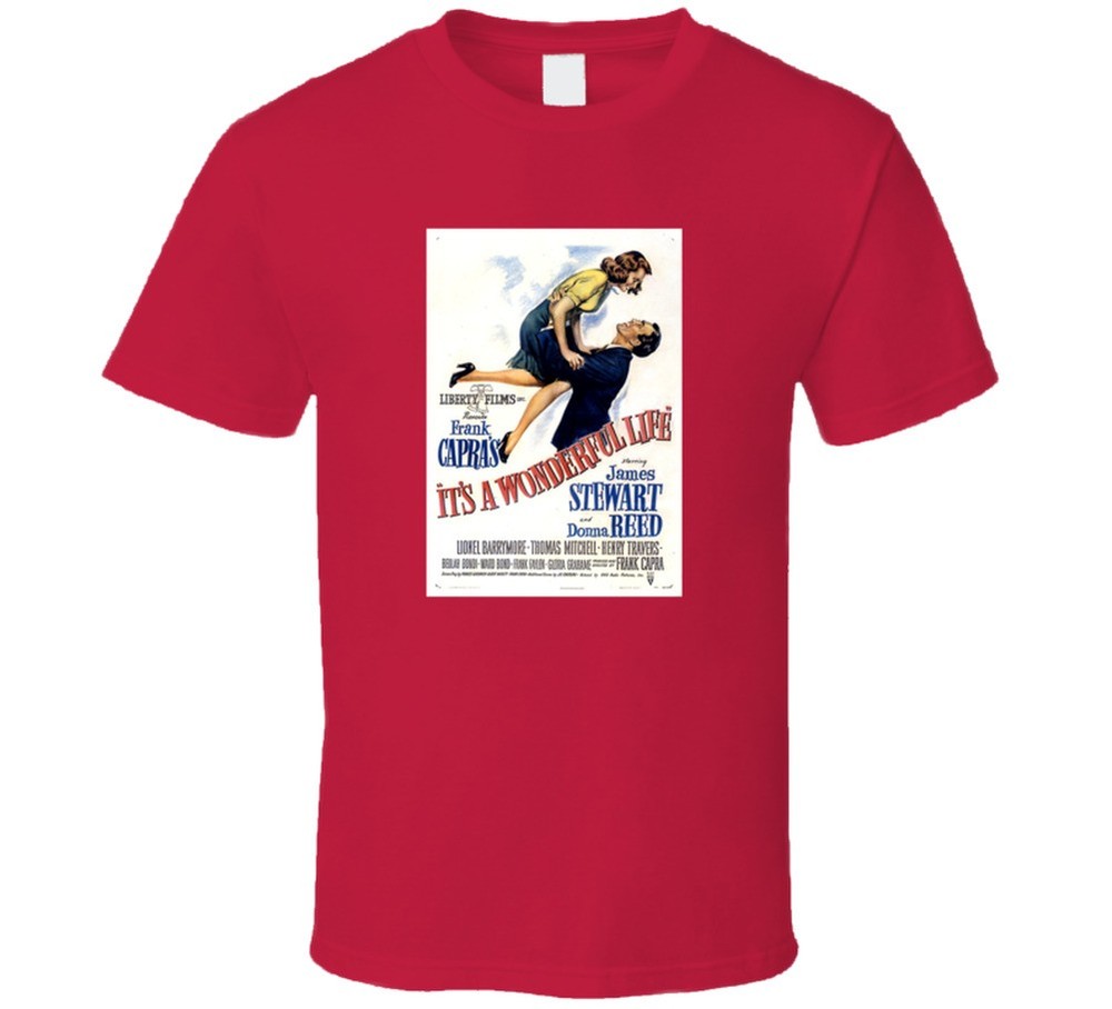 It’s A Wonderful Life Tee Classic Holiday Christmas Movie T Shirt