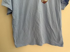 Harley Davidson Fairbanks Alaska Outpost Graphic Print T-Shirt In Blue Sz XL