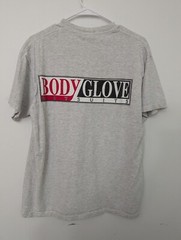 Body Glove Wetsuits 1997 USA Vintage T-Shirt Size L Double Sided Surfing Beach