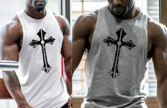 Men’s Tank Tops Bodybuilding Muscle T Shirt Sleeveless Gym Training Workout Vest