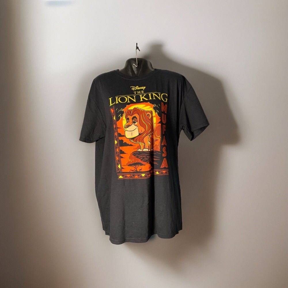 Pop Tees XL Mufasa Disney Lion King Womens T Shirt Short Sleeve