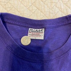 PLUMA Heavyweight Cotton Purple Blank Tee