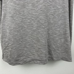 Tasso Elba Island Grey Striped UPF Sun Protect Men Extra Large Rayon Casual Tee