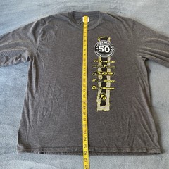 BF Goodrich The Mint 400 6113 Long Sleeve Gray Light Weight Shirt Large