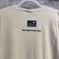 Vintage Funny “I am a designated Non Smoking Area’ T Shirt Mens XL Y2K