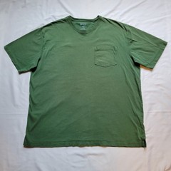 Duluth Trading Co. Green Solid Longtail T Relaxed Fit Short Sleeve Pocket XL