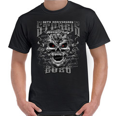 T-Shirt 2026 Sturgis Motorcycle Rally Wicked Skull No Harley
