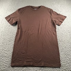 Kith T-Shirt Mens S Brown Short Sleeve Crewneck 100% Cotton Minimal Wear