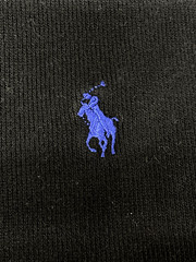 Ralph Lauren Polo Quarter Zip Mens XL Black Sweater Pullover Made In Sri Lanka