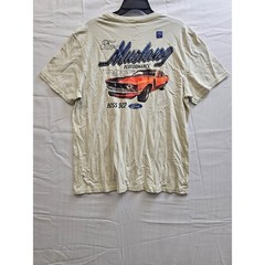 Ford Mustang Performance Boss 302 Graphic Tee Cream Mens Large New 16528