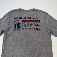 Travis Mathew Shirt Men Small Weekend Forecast Drink Golf Work Party Gym Core Go