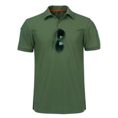 Mens Tactical Polo Shirt Short Sleeve Quick Dry Combat Short Sleeve Work Shirt