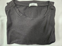 Deyeck black XL long sleeve crewneck snap entry shoulder/sleeve SURGICAL (1)