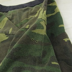 Vintage Mossimo Shirt Mens Small Green Camo Casual Short Sleeve Cotton
