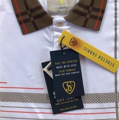 Men’s Luxurious Polo Shirt,Italian Style,Stretch M to 4XL.…A10.A