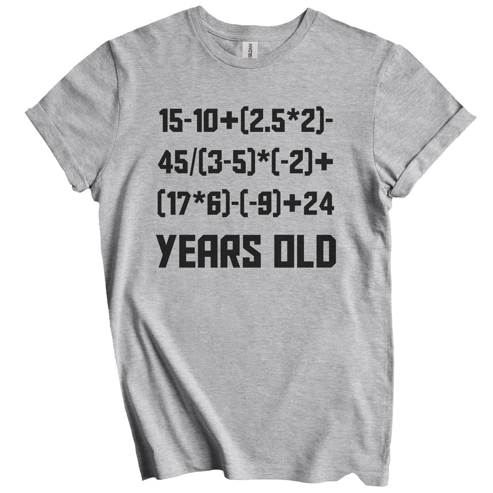 100th Birthday Shirt – 100 Years Old Algebra Equation Math T-Shirt