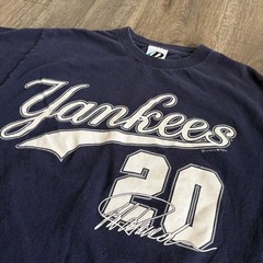 Dynasty New York Yankees T-Shirt Mens Medium Navy Blue Jorge Posada 2004