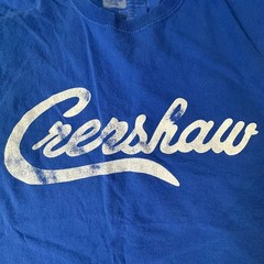 The Marathon Clothing Crenshaw T Shirt XL Blue Mens Nipsey Hussle TMC