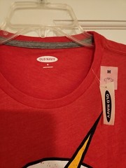 New The Flash Distressed Logo Mens Medium DC Comics Superhero Red Heather Tee