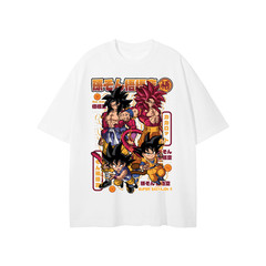 Dragon ball GOKU Super Saiyan T-Shirt Manga DBGT Anime Graphic Tee All Size