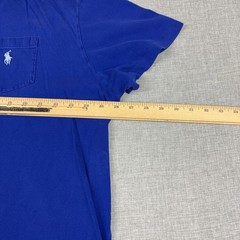 Polo Ralph Lauren Shirt Mens XL Blue Pocket Tagless Logo Cotton Jersey Tee