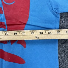 LRG Dead Serious Shirt Mens 2XL Blue Skeleton Lifted Research Group Kanye Glow