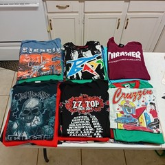 Bulk Lot 48 Graphic Print Shirts Mixed Sizes Graphics Sports Anime Festival #3
