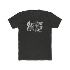 Leather Man paper dolls Men’s Cotton Crew Tee Gay Leather Tom of Finland