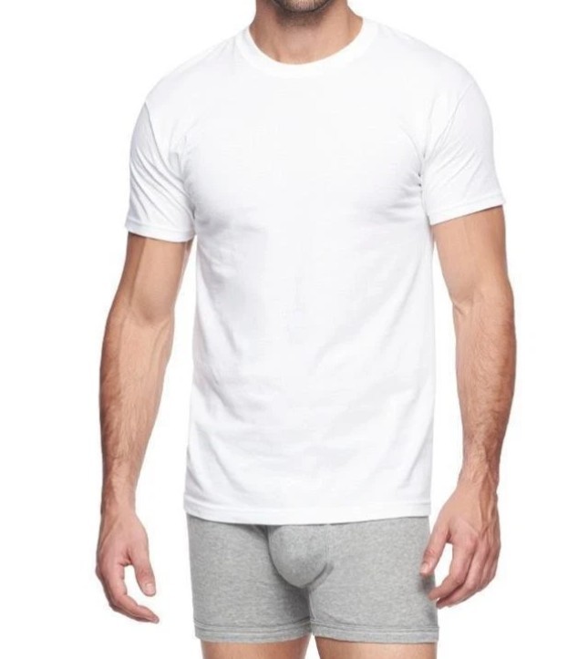Hanes Premium Original Fit Crewneck T-shirts WHITE M Fresh IQ LAY FLAT 6pk