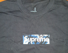 Slawn Batpreme T Shirt Black Size XXL Supreme Box Logo New.