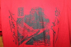 The Great Wall of China Graphic Crewneck T Shirt Souvenir Tourist Vintage Asia