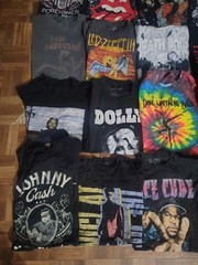 Bundle of 20 Band Tees Various Sizes Wholesale Reseller