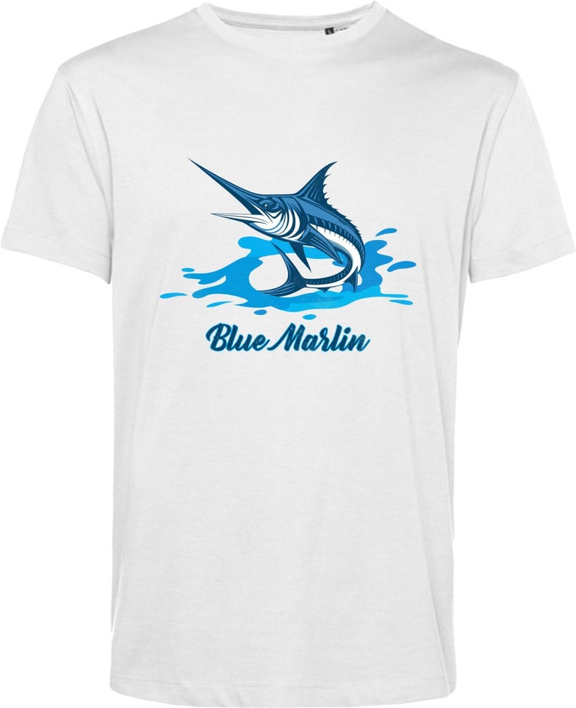 Blue Marlin T Shirt Fish Lover Atlantic Blue Marlin Fishing Xmas Gift Unisex Top