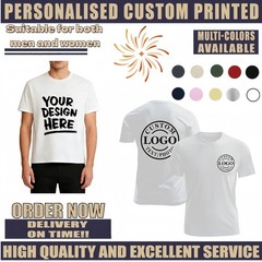 Father’s Day Gift Personalized T-Shirt, Custom Name & Dad Title Image Print
