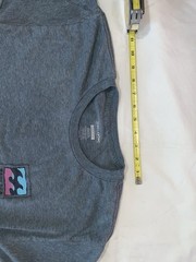 Billabong Boulder Charcoal Gray Tee Sz M