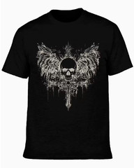 Men’s Gothic Y2K Shirt | 100% Cotton, No Other Materials Used