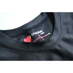 LVAD Heartmate 3 Men Shirt Crew Neck LVAD Clothing T-Shirt Medical Wear Black
