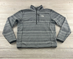 THE NORTH FACE Nordic 1/4 Zip Fleece Men’s Size Small Gray Mock Neck