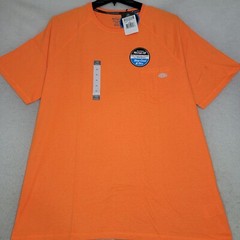 Dickies Shirt Mens 2XL XXL Orange Temp IQ Lightweight Performance Wicking NWT