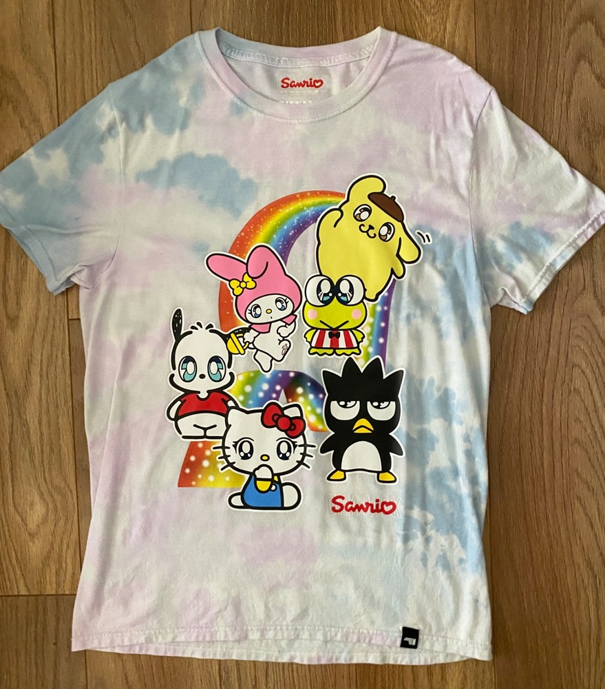 Dim Mak x Sanrio Characters Rainbow Tee Tie Dye