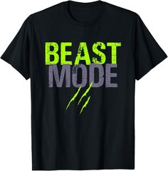 Beast Activated Mode On Funny Fitness Gym Motivation Unisex Short Sleeve T-Shirt